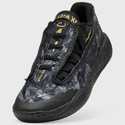 Puma MB.05 Lo Team Basketbalschoen Zwart Goud
