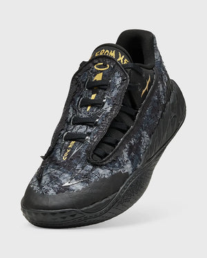 Puma MB.05 Lo Team Basketbalschoen Zwart Goud