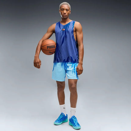 Puma MB.05 Lo Team Basketbalschoen Blauw