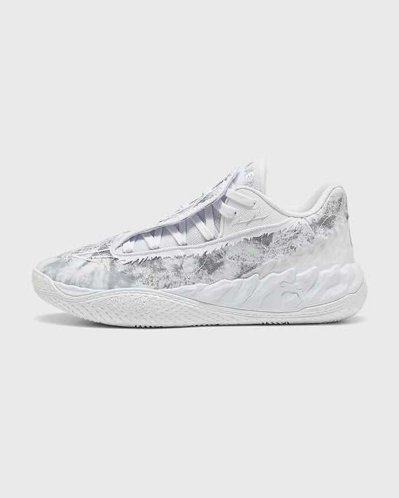 Puma MB.05 Lo Team Basketbalschoen Wit Grijs