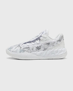 Puma MB.05 Lo Team Basketbalschoen Wit Grijs