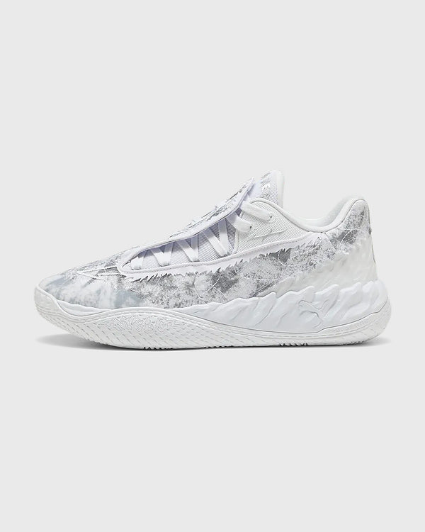 Puma MB.05 Lo Team Basketbalschoen Wit Grijs