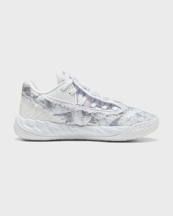 Puma MB.05 Lo Team Basketbalschoen Wit Grijs