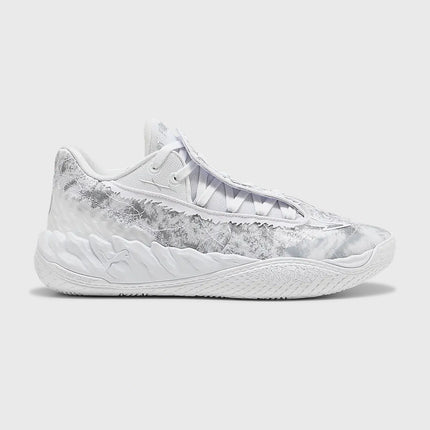 Puma MB.05 Lo Team Basketbalschoen Wit Grijs