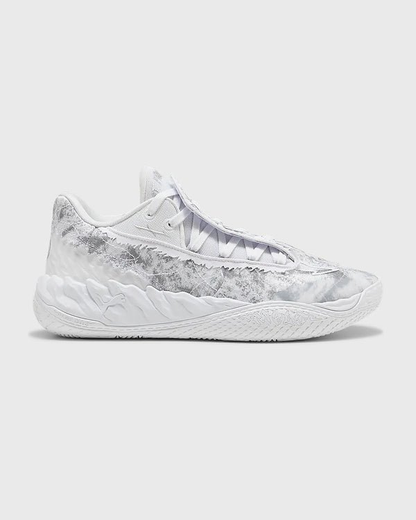 Puma MB.05 Lo Team Basketbalschoen Wit Grijs