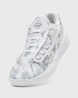 Puma MB.05 Lo Team Basketbalschoen Wit Grijs