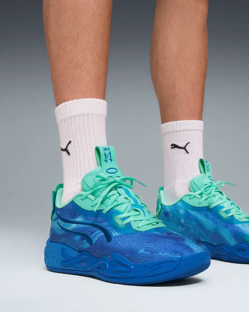 Puma MB.04 Team LaMelo Ball Basketbalschoen Blauw