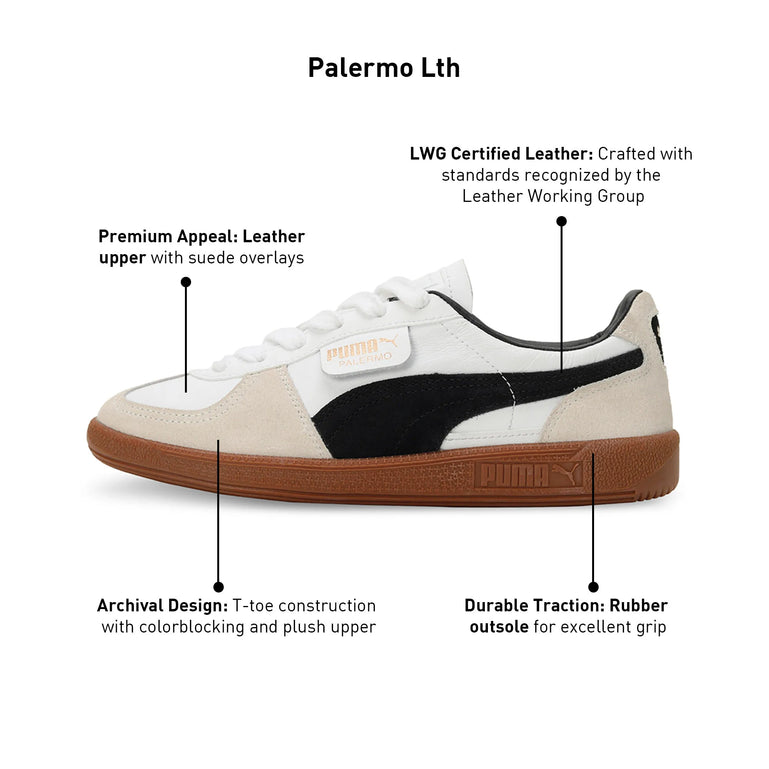 Puma Palermo LTH Wit/Gum