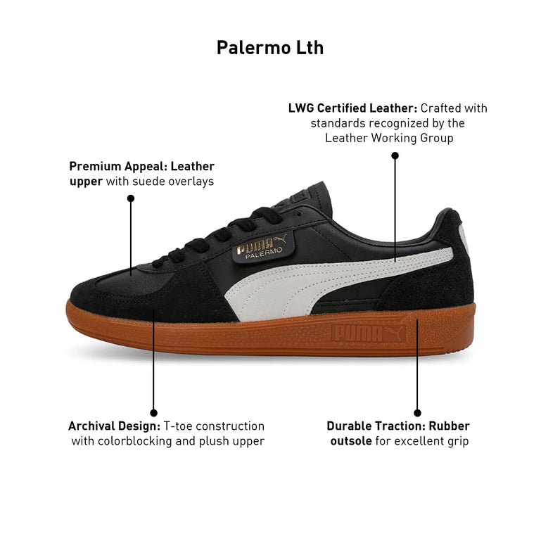 Puma Palermo LTH Zwart/Gum