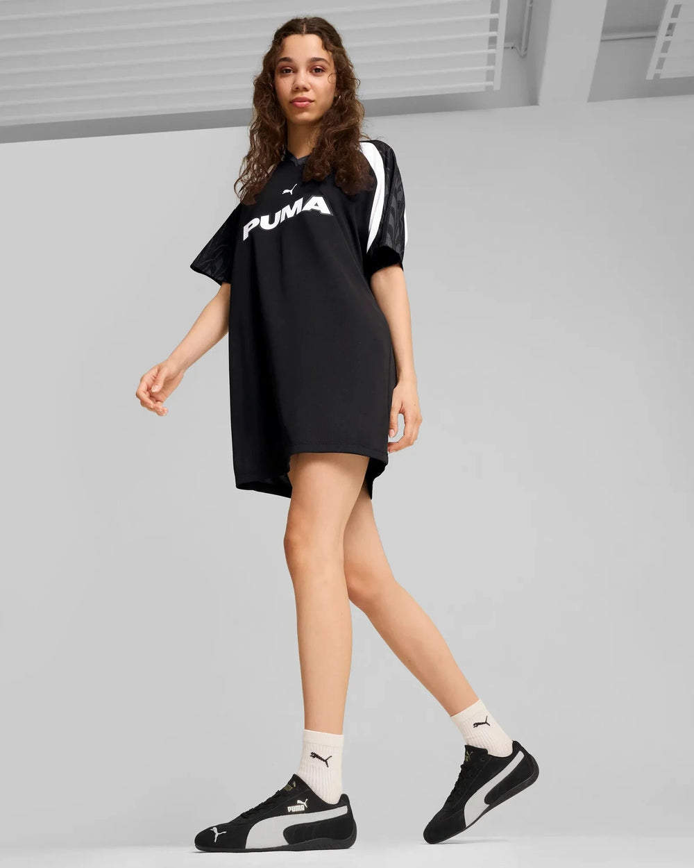 De Puma Speedcat OG Zwart Wit links