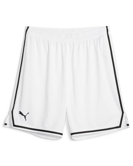 Puma Hoops Basketbal Short Heren Wit