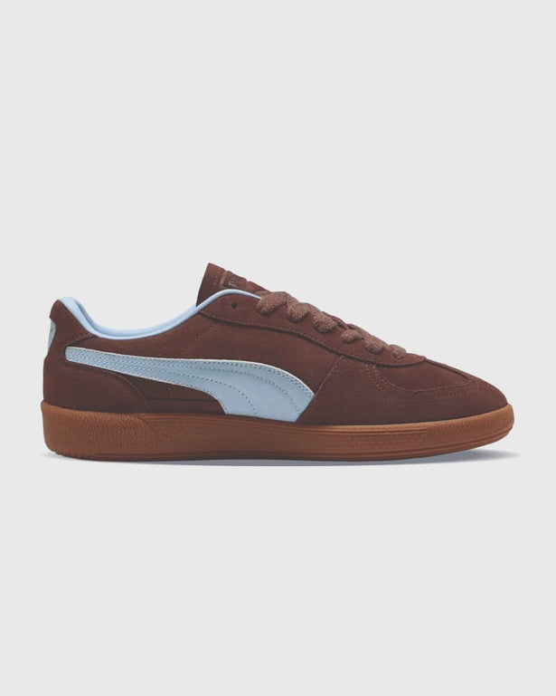 Puma Palermo Suede Unisex Sneaker Bruin Blauw rechts