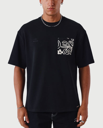 Project X Paris T shirt Bandana Zwart voor