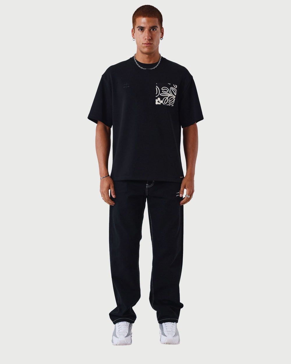 Project X Paris T shirt Bandana Zwart voor