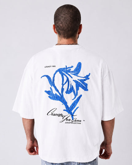 Project X Paris T-shirt Floral Wit - Burned Sports