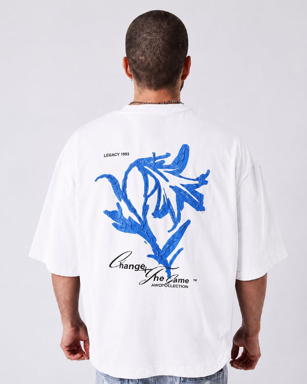 Project X Paris T-shirt Floral Wit - Burned Sports