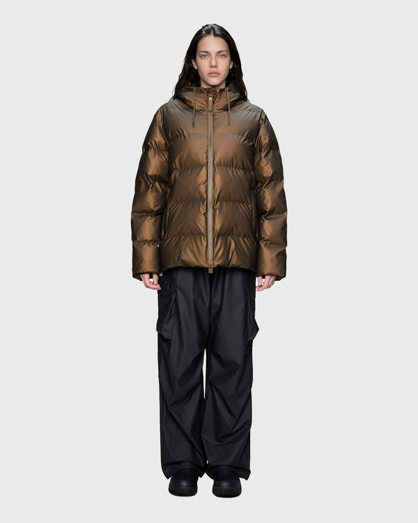 Rains Alta Puffer Jacket Comet vrouw vooraanzicht