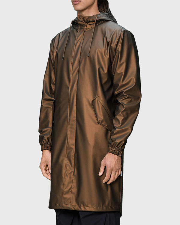 Rains Fish tail Parka Comet  zijaanzicht