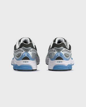 Saucony Progrid Omni 9 Sneaker Blauw Wit achteraanzicht
