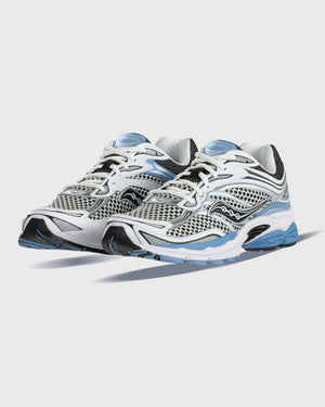 Saucony Progrid Omni 9 Sneaker Blauw Wit zijaanzicht