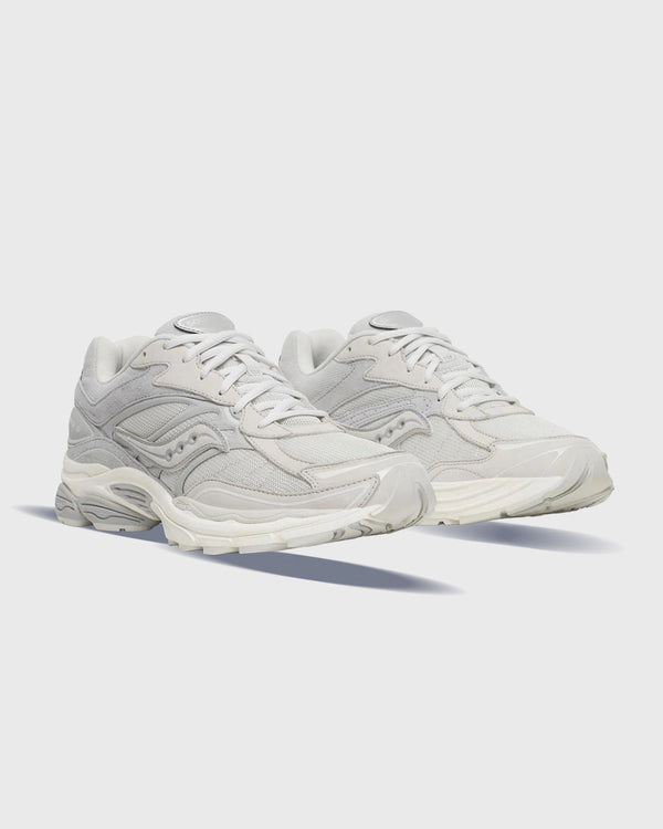 Saucony ProGrid Omni 9 Sneaker Lichtgrijs zijaanzicht