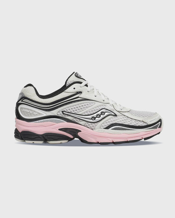 Saucony ProGrid Omni 9 Sneaker Wit / Roze rechteraanzicht