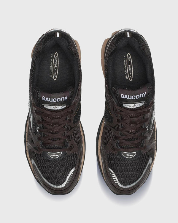 Saucony ProGrid Triumph 4 Sneaker Bruin / Beige bovenaanzicht