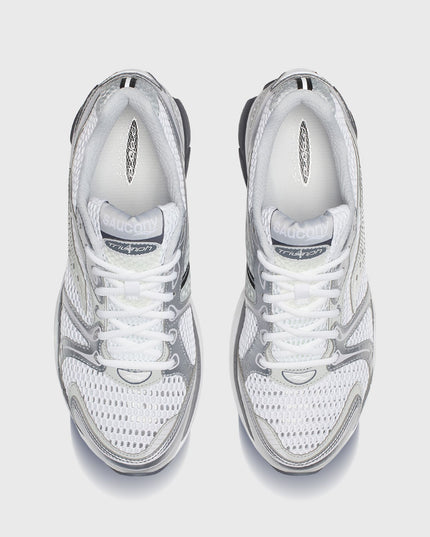 Saucony Progrid Triumph 4 Sneaker Wit / Zilver bovenaanzicht
