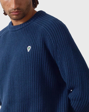 Service Works Artichoke Chunky Knit Blauw cu