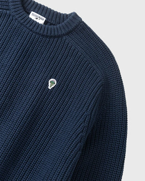 Service Works Artichoke Chunky Knit Blauw schouder cu