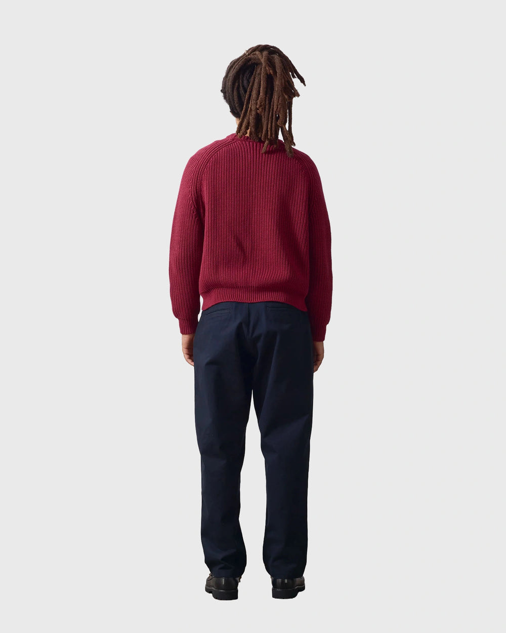 Service Works Artichoke Chunky Knit Bordeaux  voor cu