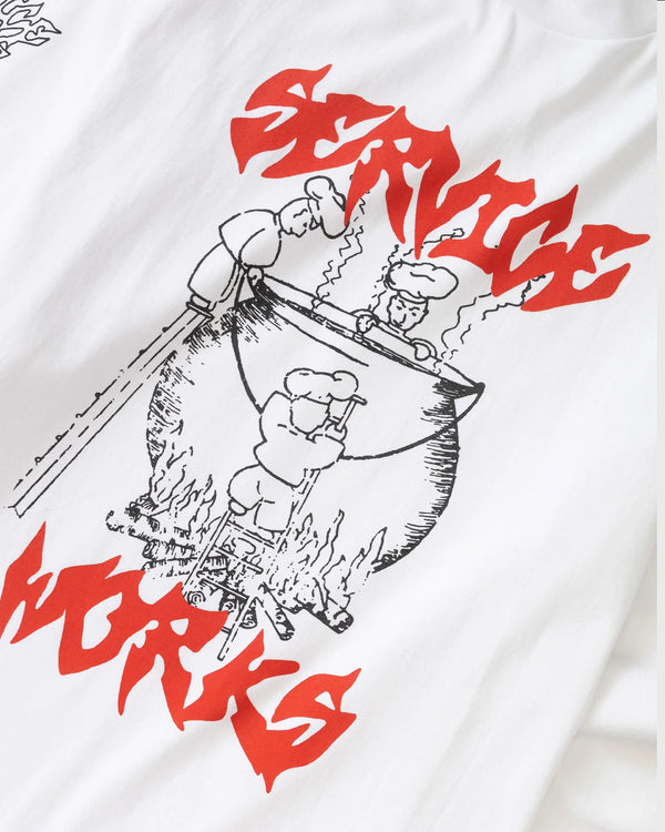 Service Works Boiling Point LS Tee Wit close up