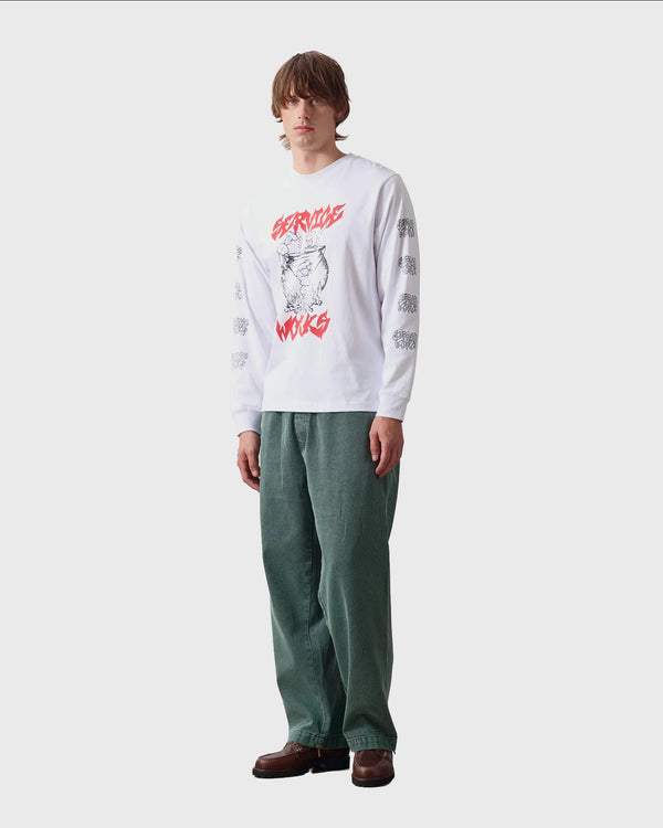 Service Works Boiling Point LS Tee Wit ver