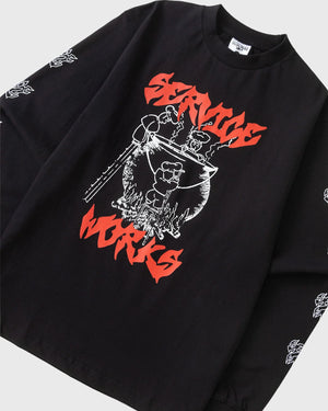 Service Works Boiling Point LS Tee Zwart cu