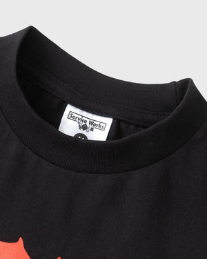 Service Works Boiling Point LS Tee Zwart cu nek