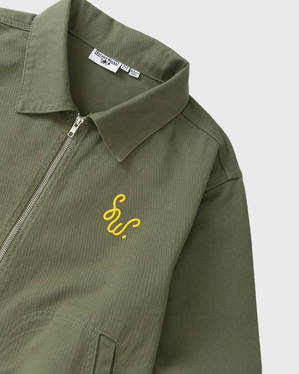 Service Works Dove Work Jacket Groen cu 2
