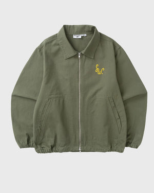 Service Works Dove Work Jacket Groen vooraanzicht