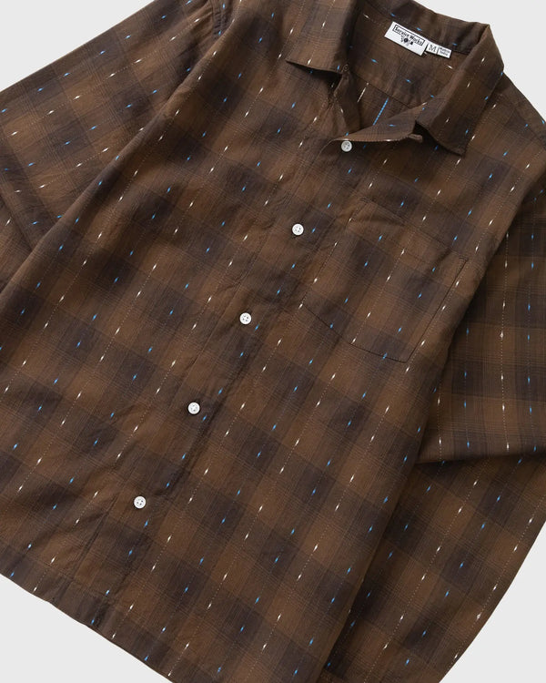 Service Works Drag Stitch Resort Shirt Bruin bove