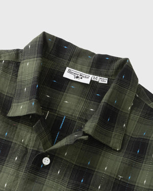 Service Works Drag Stitch Resort Shirt Groen kraag