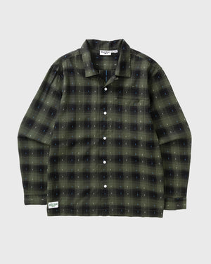 Service Works Drag Stitch Resort Shirt Groen ver