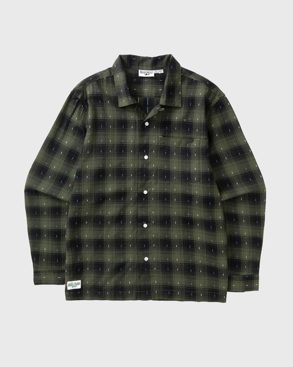 Service Works Drag Stitch Resort Shirt Groen ver