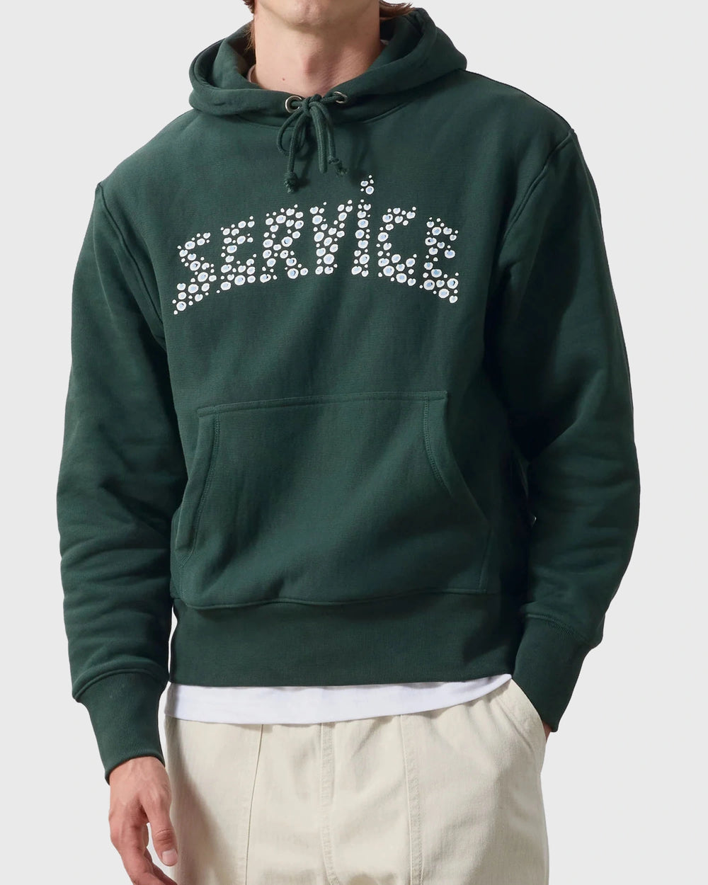 Service Works Frizzante Hoodie Groen voor