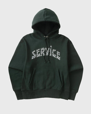 Service Works Frizzante Hoodie Groen boven