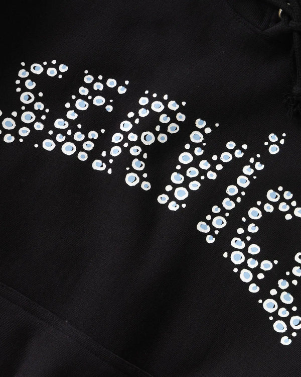 Service Works Frizzante Hoodie Zwart dots
