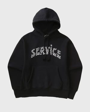 Service Works Frizzante Hoodie Zwart VOOR