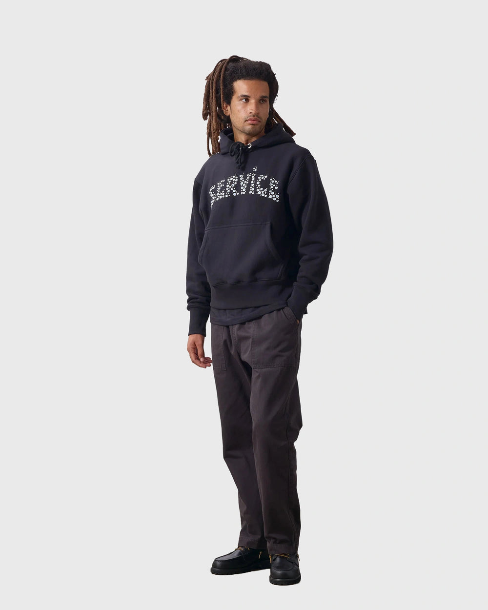 Service Works Frizzante Hoodie Zwart VOOR