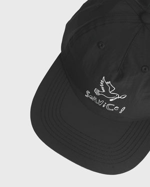 Service Works Nylon Dove Cap Zwart bovenaanzicht