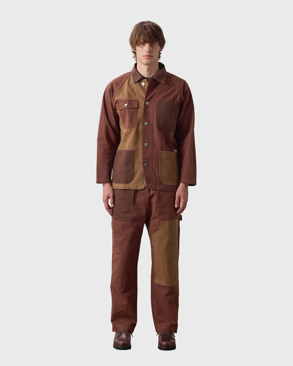 Service Works Patchwork Coverall 2.0 Bruin bovenaanzicht