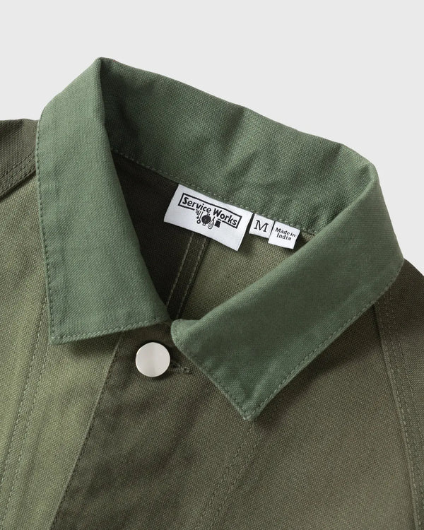 Service Works Patchwork Coverall 2.0 Groen kraag