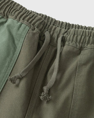Service Works Patchwork Utility Chef Pants Groen touw